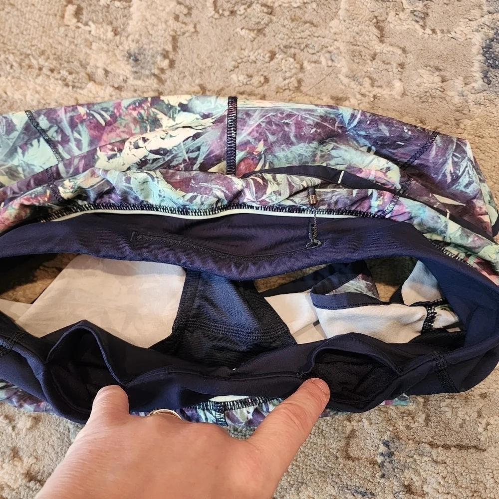 Lululemon Run:‎ Speed Short *4-way Stretch Iridescent Multi / Deep Navy